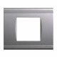 NORVIKA Plaque Simple Gris alu 