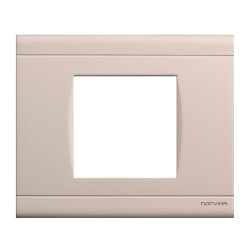 NORVIKA Plaque simple beige mat