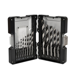 Coffret métal 13 mèches à bois