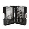 Coffret métal 13 mèches à bois