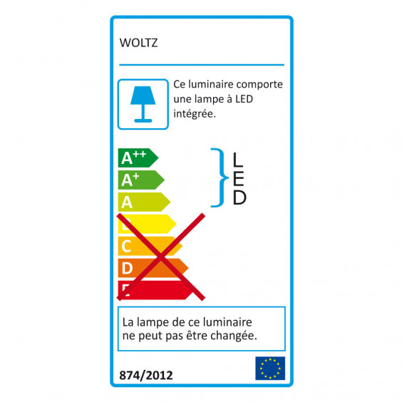 Spot Extérieur à Piquer ou Fixer LED 3W IP65 Blanc WOLTZ