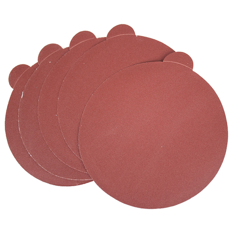 Disque à Poncer 150 Mm Sans Trou - Papier De Verre Corindon, Liant Résine - Pour Métal, Bois, Plastique - Qualité Professionnelle