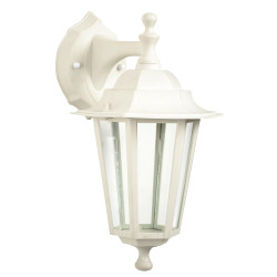 Applique Descendante Extérieur E27 max 60W blanc - ELINA