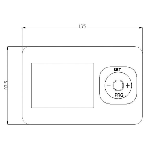 Thermostat Programmable sans Fil + Récepteur HF ATENZA