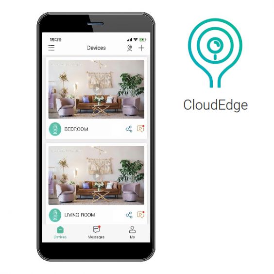 Caméra Intérieure/Extérieure Connectée Sans fil Wifi Panneau Solaire DIOD