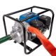 Pack Motopompe Thermique 4T 196cc 30 m³/h STEINER + Tuyau de refoulement plat 20m Ø50mm + Raccords KORMAN