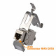 Pack 4 Connecteurs RJ45 CAT.6 + 4 Supports rail DIN pour connecteur RJ45 CAT.6 NALTO