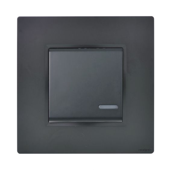 Poussoir à Témoin + Support Anthracite NOANE