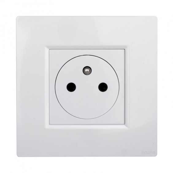 NOANE Lot 5 Prises 2P+T Affleurantes 16A Complètes Blanc 