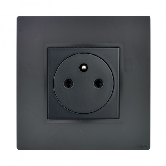 NOANE Lot 5 Prises 2P+T Affleurantes 16A Complètes Anthracite 
