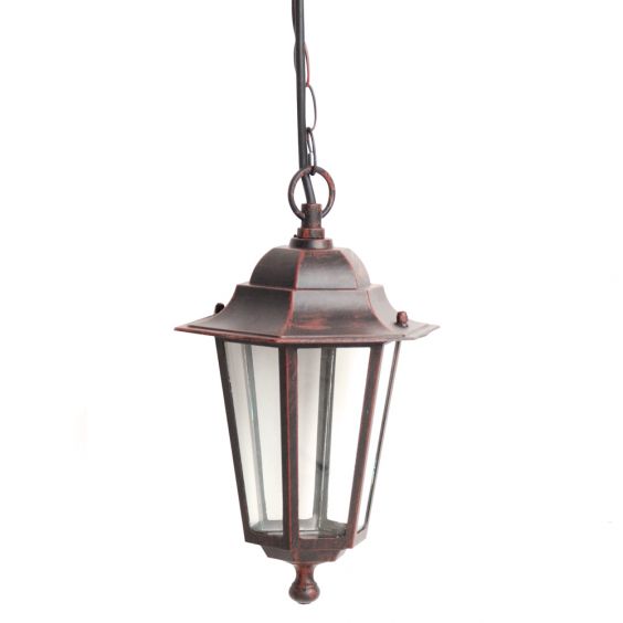 Suspension Extérieure 60W max E27 Fonte Rouille LOAN