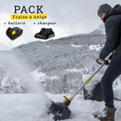 Pack Fraise à Neige + Batterie + Chargeur STEINER