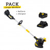 Coupe-bordure sans fil 40V brushless li-ion + 1 batterie + chargeur STEINER