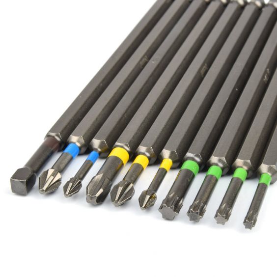 Jeu de 10 Embouts Impact Torsion 150mm KORMAN TX