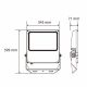 copy of Projecteur Extérieur LED Haute Performance 145Lm/W - 200W Woltz