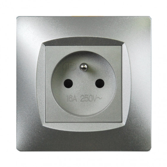 Pack essentiel gris 40 prises + 10 interrupteurs va-et-vient + 50 plaques