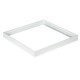 Pack dalle LED 36W backlit recouvrable 600x600mm + cadre pose saillie WOLTZ