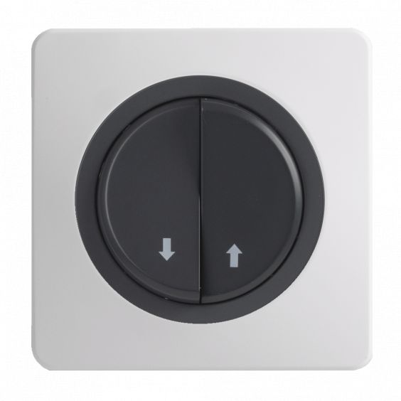 OHMTEC Epure Commande Volet Roulant Anthracite 