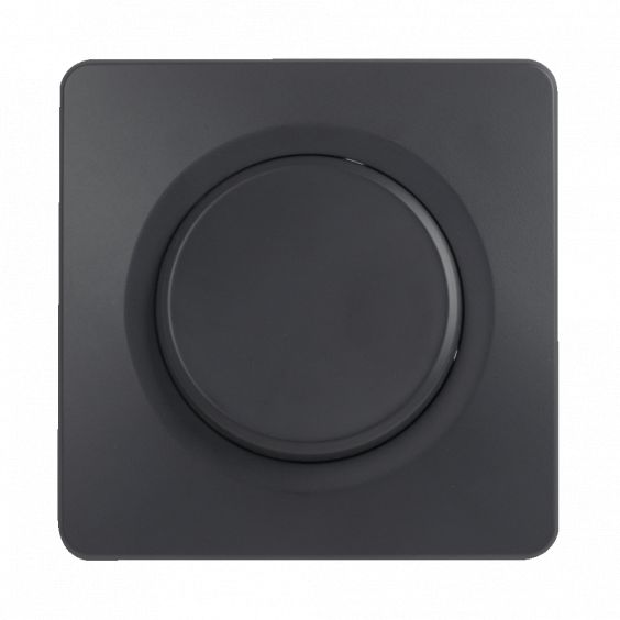 OHMTEC Epure Interrupteur Va et vient Anthracite