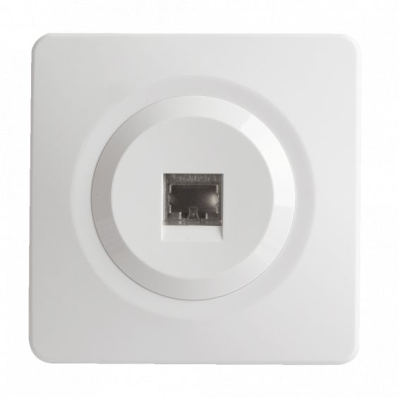 OHMTEC Epure Prise Rj45 Cat6 Blanc 
