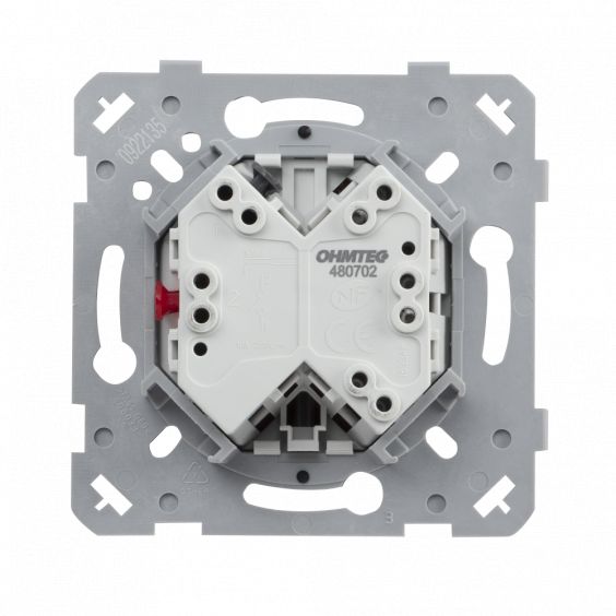 OHMTEC Epure Poussoir Blanc 