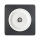 OHMTEC Epure Prise Tv Type F Blanc 