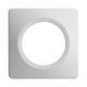 OHMTEC Epure Interrupteur va et vient complet blanc + griffes de fixation