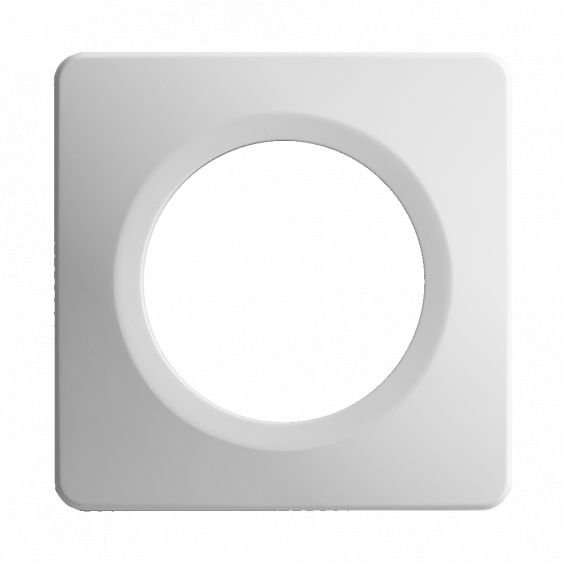 OHMTEC Epure Interrupteur va et vient complet blanc + griffes de fixation
