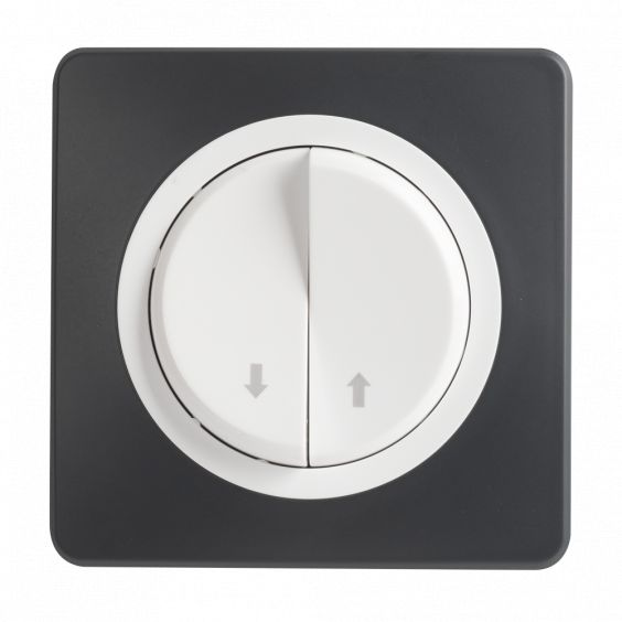 OHMTEC Epure Commande Volet Roulant Blanc 