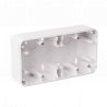 OHMTEC Epure Boitier Saillie 2 Postes Blanc 