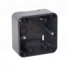 OHMTEC Epure Boitier Saillie 1 Poste Anthracite 