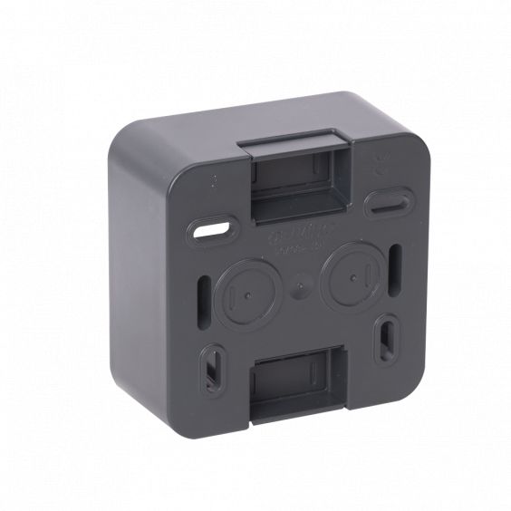 OHMTEC Epure Boitier Saillie 1 Poste Anthracite 