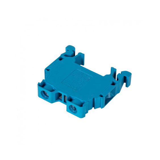 Bloc de jonction bleu 1 entrée 1 sortie section max 35mm² 230V