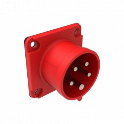 Prise mâle 16A 3P+N+T étanche 400V IP44