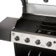 Barbecue Gaz ROSTER 5 brûleurs Dont 1 Latéral Avec Plancha et Grille de Cuisson Combinées