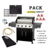 Pack complet BBQ à gaz 5 feux ROSTER
