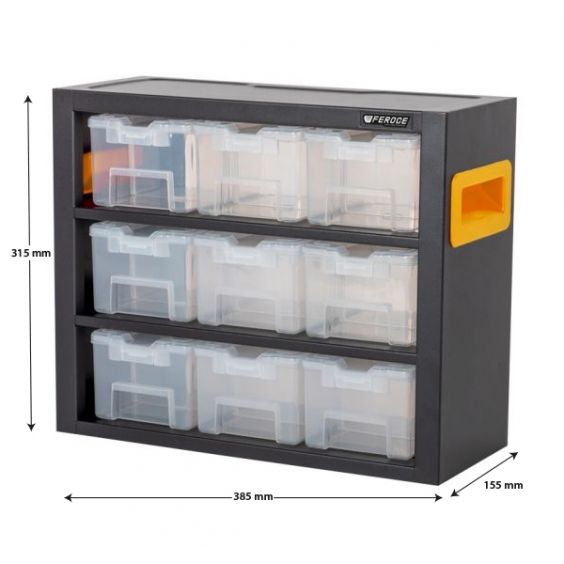 Organiseur acier 9 compartiments FEROCE