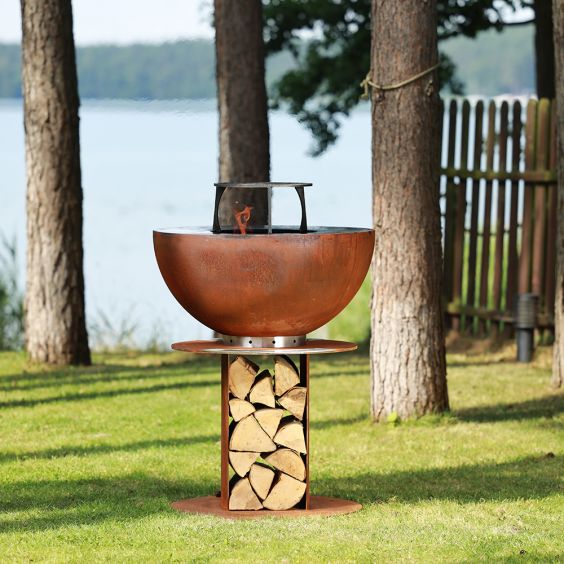 Brasero plancha Stilo 1000 Corten - MASURIA