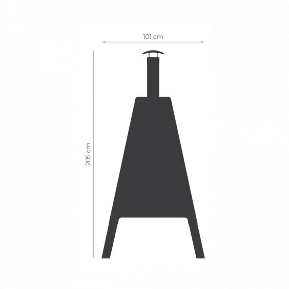 Fumoir Smoker Corten - MASURIA