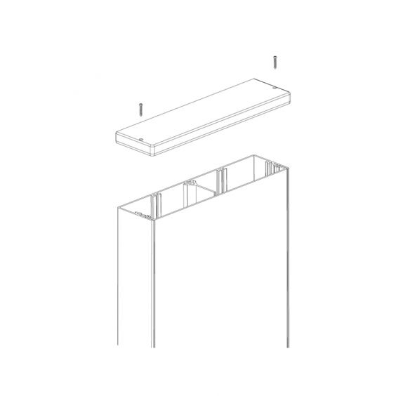 Obturateur vertical pour GTL 355 mm