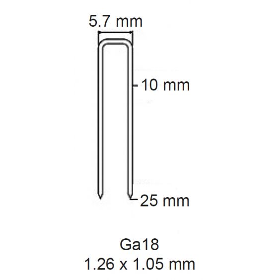 Agrafeuse pneumatique 1/4"