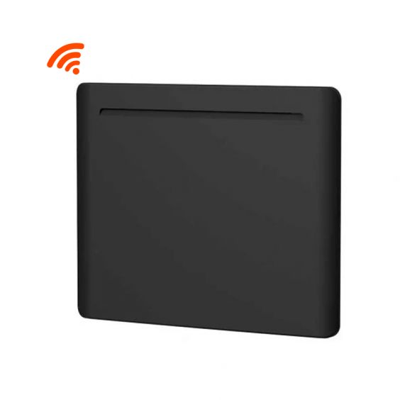 Radiateur connecté Wifi à inertie fonte 1500W Noir écran digital Eco Design NF