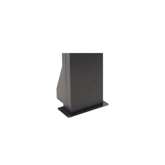 Suport de maintien pour borne métallique alu anthracite OHMTEC