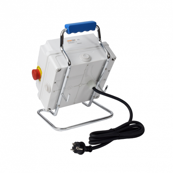 Coffret de chantier monophasé pré-équipé avec arrêt d'urgence OHMTEC