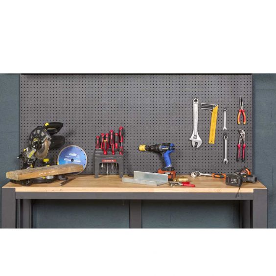 Pack établi 180x54x91cm + panneau perforé FEROCE