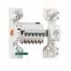 Tableau électrique équipé et câblé NF logement T1 neuf 1 différentiel 63A + 6 disjoncteurs auto 4.5kA + 1 prise 2P+T 16A NALTO
