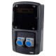Coffret de ponton 2 prises monophasées 16A IP67 OHMTEC