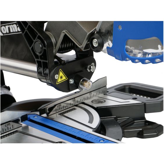 Scie à onglet radiale 2000W 216mm multi-matériaux double inclinaison laser KORMAN