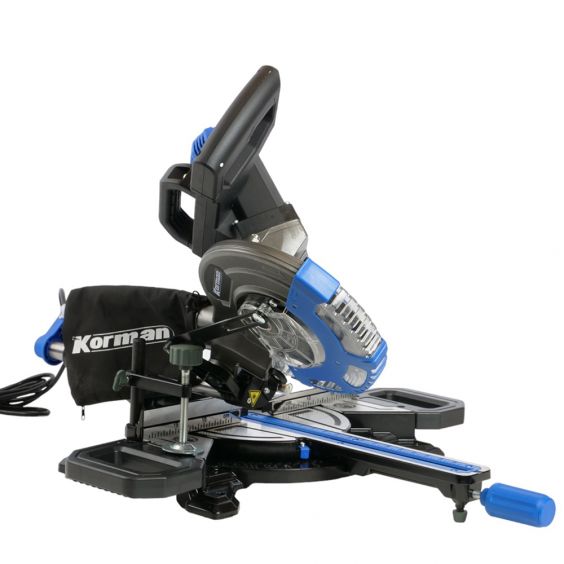 Scie à onglet radiale 2000W 216mm multi-matériaux double inclinaison laser KORMAN