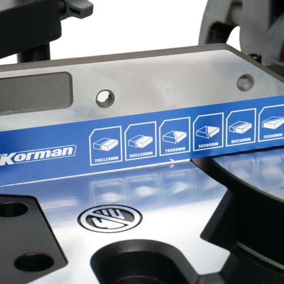 Scie à onglets avec table supérieure 2000W 255mm KORMAN